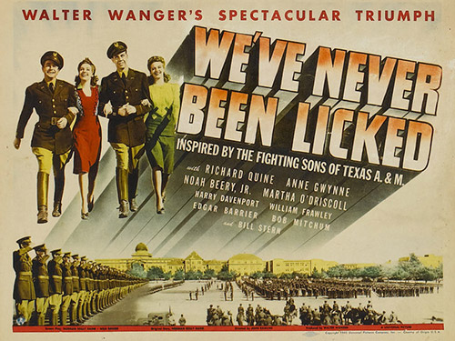 'We've Never Been Licked' movie poster