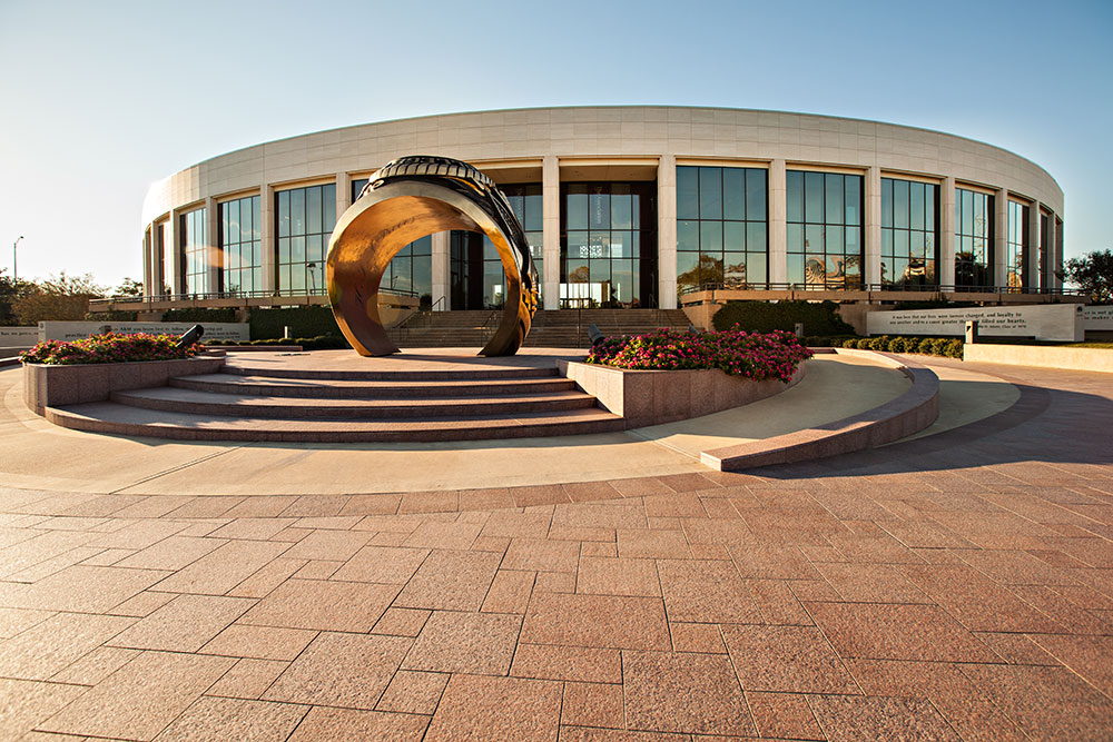 Haynes Aggie Ring replica at Clayton W. Williams, Jr. Alumni Center