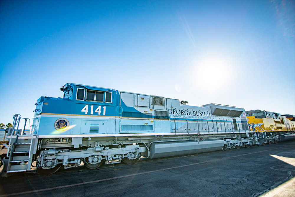 George H.W. Bush funeral train