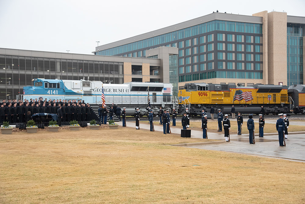 George H.W. Bush funeral train